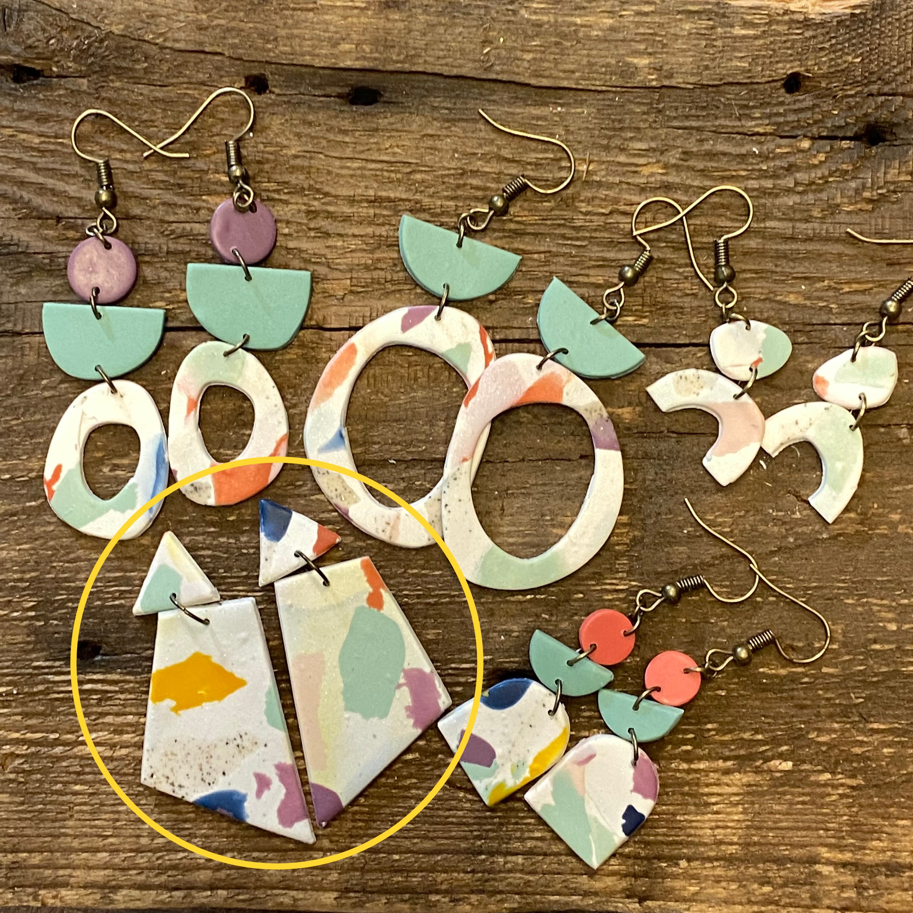 Painted Canvas Jewelry Collection