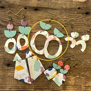 Painted Canvas Jewelry Collection
